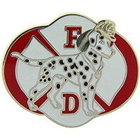 Eagle Emblems P05247 Pin-Fire,Dog,Logo (1")