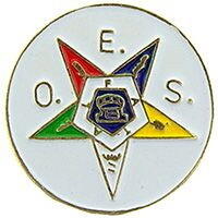 Eagle Emblems P05270 Pin-Org,Eastern Star,Cir. (1")