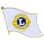 Eagle Emblems P05298 Pin-Org, Lions Club, Flag (1")