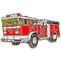 Eagle Emblems P05363 Pin-Fire,Truck,Red (1")
