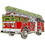 Eagle Emblems P05365 Pin-Veh, Fire, Truck, Red, W/ Ladder (1")