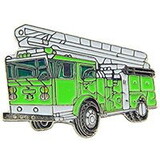 Eagle Emblems P05366 Pin-Veh, Fire, Truck, Grn (1