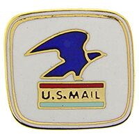 Eagle Emblems P05392 Pin-Org,Us Mail Xxx (1")