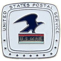 Eagle Emblems P05394 Pin-Org,Us Mail (7/8")
