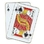 Eagle Emblems P05402 Pin-Game, Card, Black Jack (1")