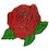 Eagle Emblems P05403 Pin-Plant, Rose, Red (1")