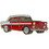 Eagle Emblems P05603 Pin-Car, Chevy, '56, Hard Tp (1")