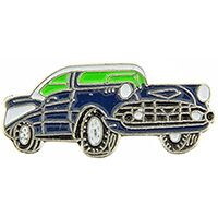Eagle Emblems P05605 Pin-Car,Chevy,&#039;57 Blue (7/8")