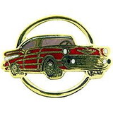 Eagle Emblems P05749 Pin-Car, Chevy, '57, Circle (1