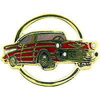 Eagle Emblems P05749 Pin-Car,Chevy,&#039;57,Circle (1")