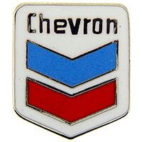 Eagle Emblems P05875 Pin-Car,Gas,Chevron,Logo (1")