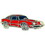 Eagle Emblems P05945 Pin-Car, Avanti, Red (1")