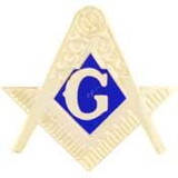 Eagle Emblems P06043 Pin-Org, Masonic Cutout (7/8