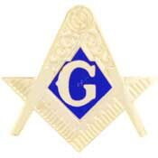 Eagle Emblems P06043 Pin-Org,Masonic Cutout (7/8")