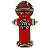 Eagle Emblems P06088 Pin-Fire, Hydrant, Red (1