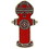 Eagle Emblems P06088 Pin-Fire,Hydrant,Red (1")