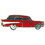 Eagle Emblems P06159 Pin-Car, Chevy, Wagon, 57 Nomad (1")