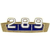 Eagle Emblems P06258 Pin-Car, Number, 289 (1
