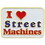 Eagle Emblems P06317 Pin-Car, I Love Street Machines (1")