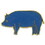 Eagle Emblems P06350 Pin-Pig, Blue (1")