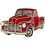 Eagle Emblems P06412 Pin-Truck, Chev, '47-52, Red (1")