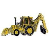 Eagle Emblems P06494 Pin-Tractor,Back Hoe (1