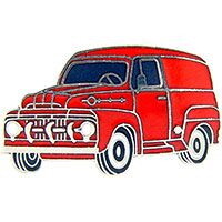 Eagle Emblems P06660 Pin-Truck,Panel,&#039;52,Red (1")