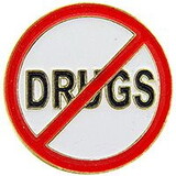 Eagle Emblems P06726 Pin-No Drugs (15/16