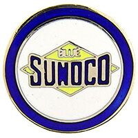 Eagle Emblems P06730 Pin-Car,Gas,Sunoco,Logo (1")