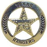 Eagle Emblems P06783 Pin-Pol, Bdg, Tx, Ranger (Gld) (1