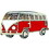 Eagle Emblems P06831 Pin-Car, Vw, Microbus, Red (1")
