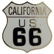 Eagle Emblems P06942 Pin-Route 66,Ca (1")