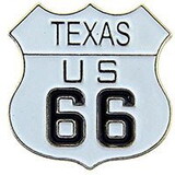 Eagle Emblems P06945 Pin-Route 66, Tx (1
