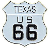 Eagle Emblems P06945 Pin-Route 66, Tx (1")