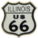 Eagle Emblems P06949 Pin-Route 66, Il (1