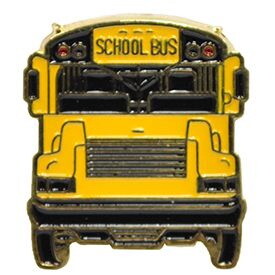 Eagle Emblems P06975 Pin-Bus, School, Front End (1")