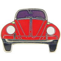 Eagle Emblems P07031 Pin-Car,Vw,Front,Red (1")