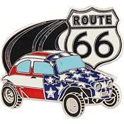 Eagle Emblems P07052 Pin-Car,Vw,Route 66 (1")