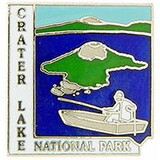 Eagle Emblems P09031 Pin-Nat.Park, Crater Lake (1