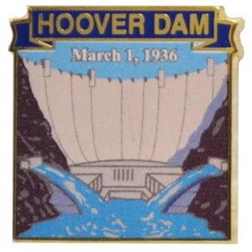 Eagle Emblems P09044 Pin-Nat.Park, Hoover Dam (1")
