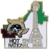 Eagle Emblems P09045 Pin-Nat.Park, Hot Springs (1