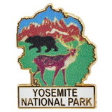 Eagle Emblems P09079 Pin-Nat.Park, Yosemite, Map (1