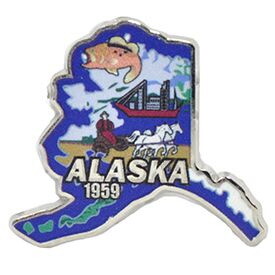 Eagle Emblems P09202 Pin-Alaska (MAP), (1")