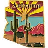 Eagle Emblems P09203 Pin-Arizona (Map) (1