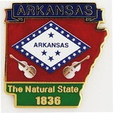 Eagle Emblems P09204 Pin-Arkansas (Map) (1