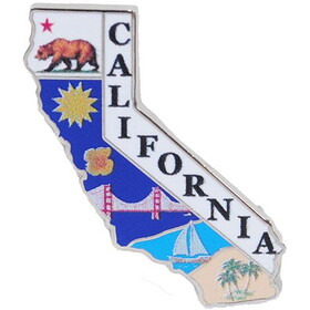 Eagle Emblems P09205 Pin-California (Map) (1")