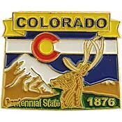 Eagle Emblems P09206 Pin-Colorado (MAP), (1")