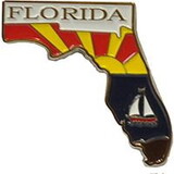 Eagle Emblems P09210 Pin-Florida (MAP), (7/8