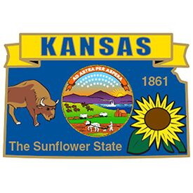 Eagle Emblems P09217 Pin-Kansas (MAP), (1-1/16")