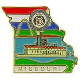 Eagle Emblems P09226 Pin-Missouri (Map) (1